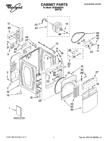 Whirlpool Cabrio Dryer Manual Wed6200sw1